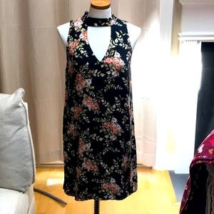 NWT WAYF halter neck colorful sleeveless dress